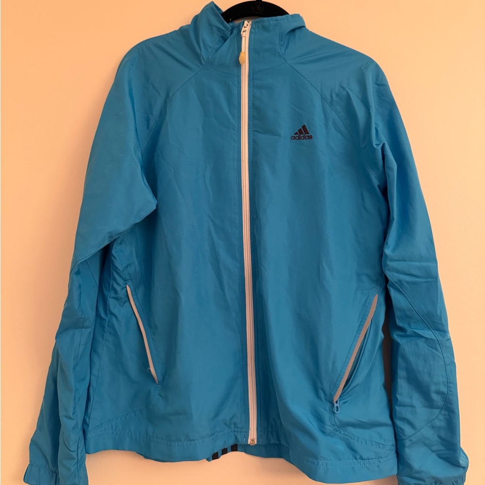 Adidas Blue windbreaker